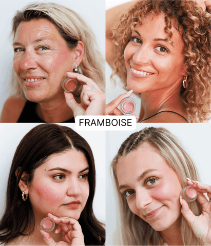 LE BLUSH CRÈME FRAMBOISE consigné et Cosmos Organic